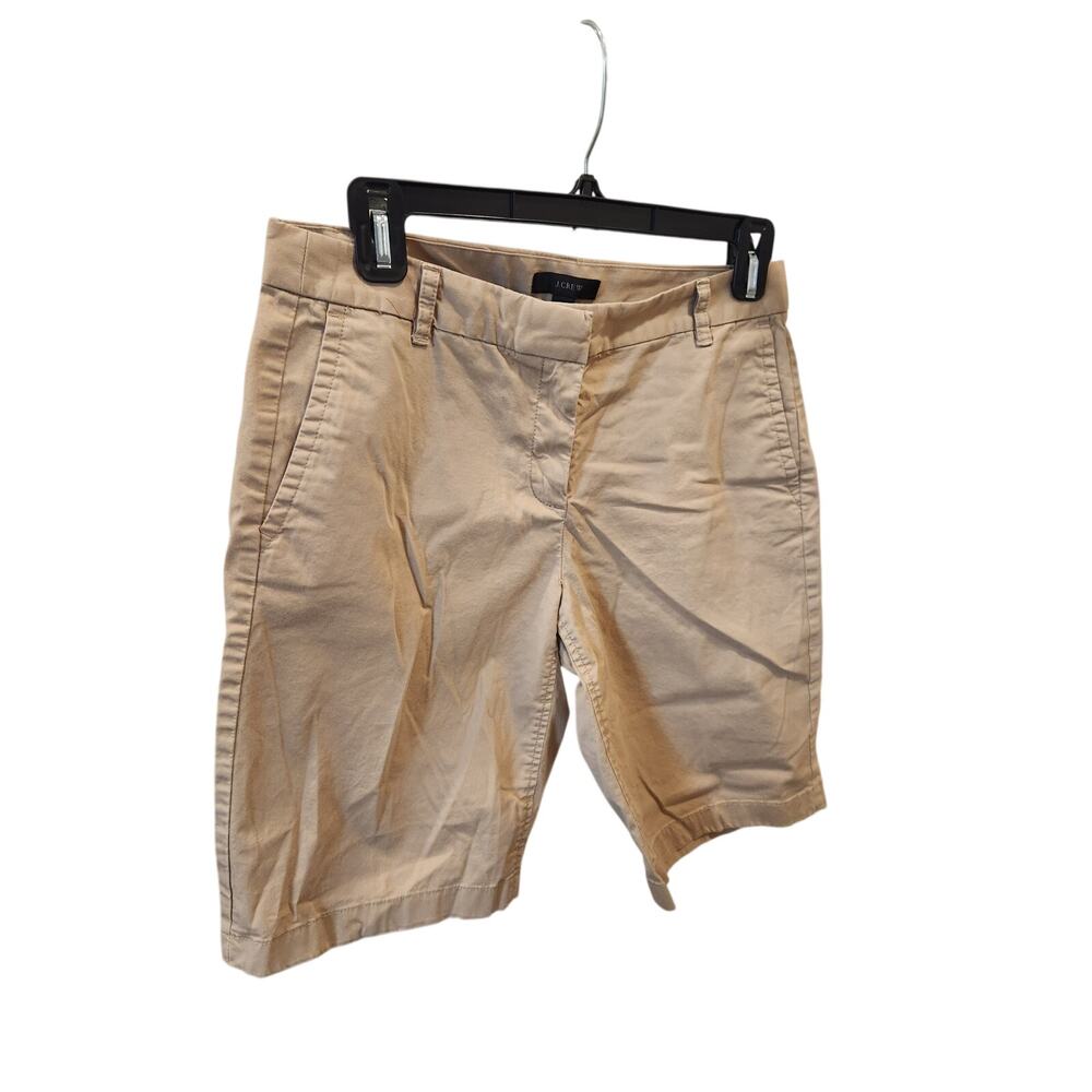 J. CREW Chino Khaki Bermuda Shorts Size 2